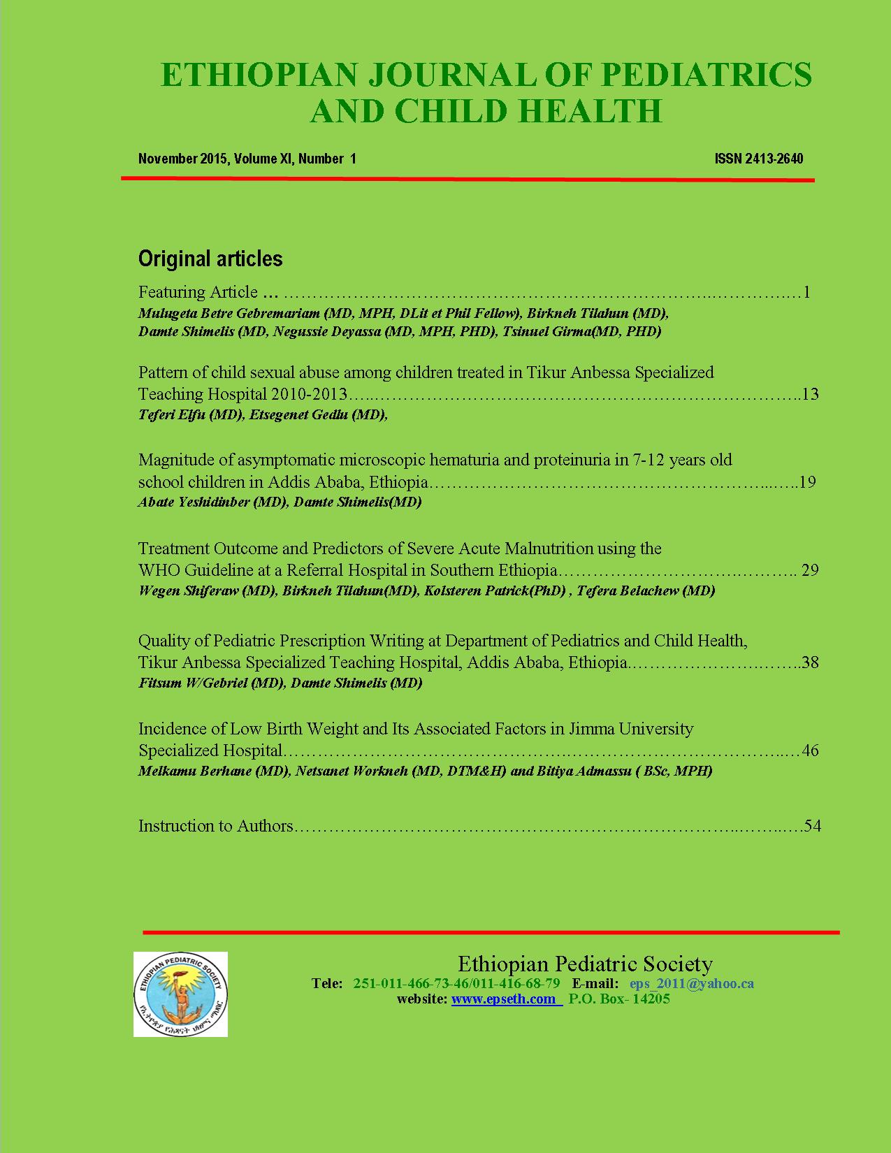 EJPCH August 2016 Issue